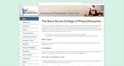 Desktop Screenshot of nsphysio.com